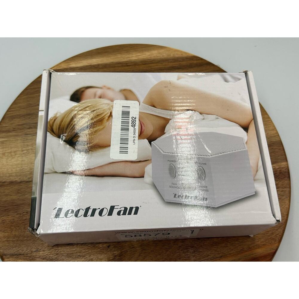 LectroFan Classic White Sleep Sound Machine ASM1007KR White Noise Machine In Box
